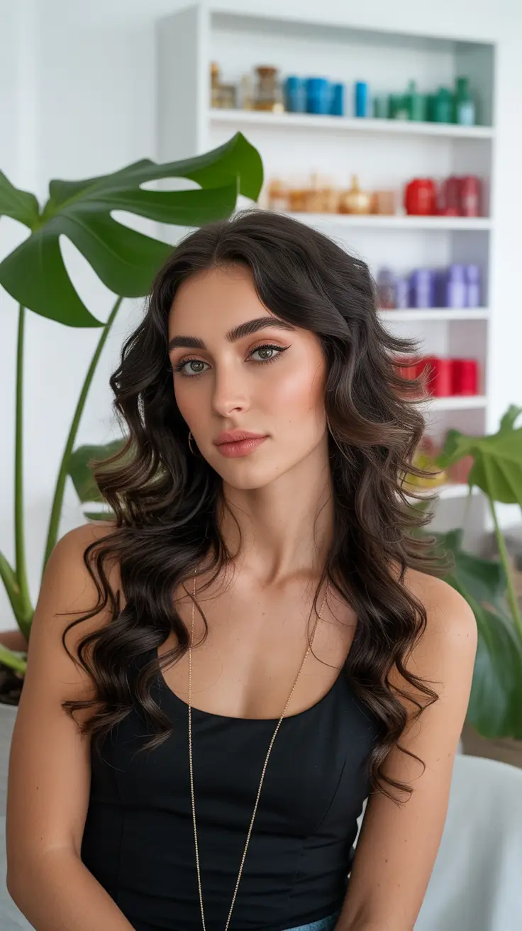 chic mid length haircuts 2026 Defined Curls with Romantic Energy