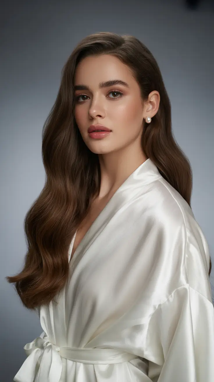 chic mid length haircuts 2026 Hollywood-Inspired Waves