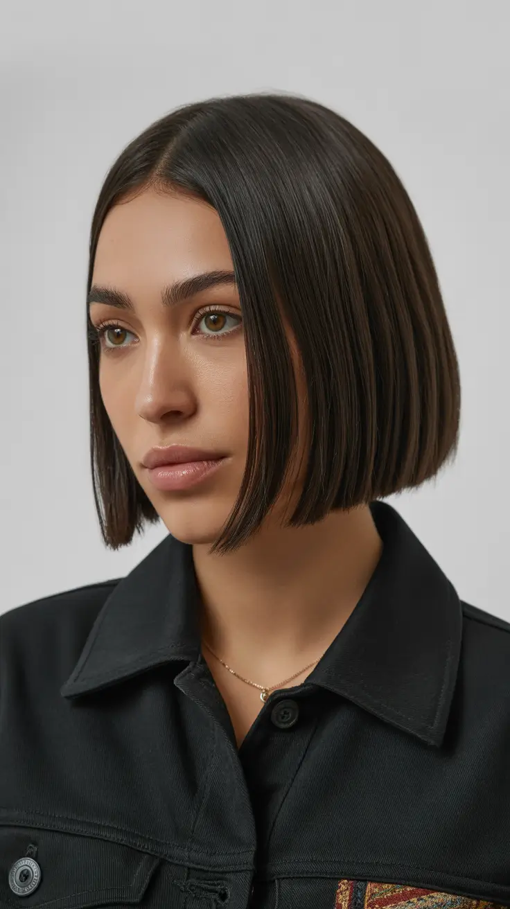 Cute and easy hairstyles 2026 Sleek Precision Bob