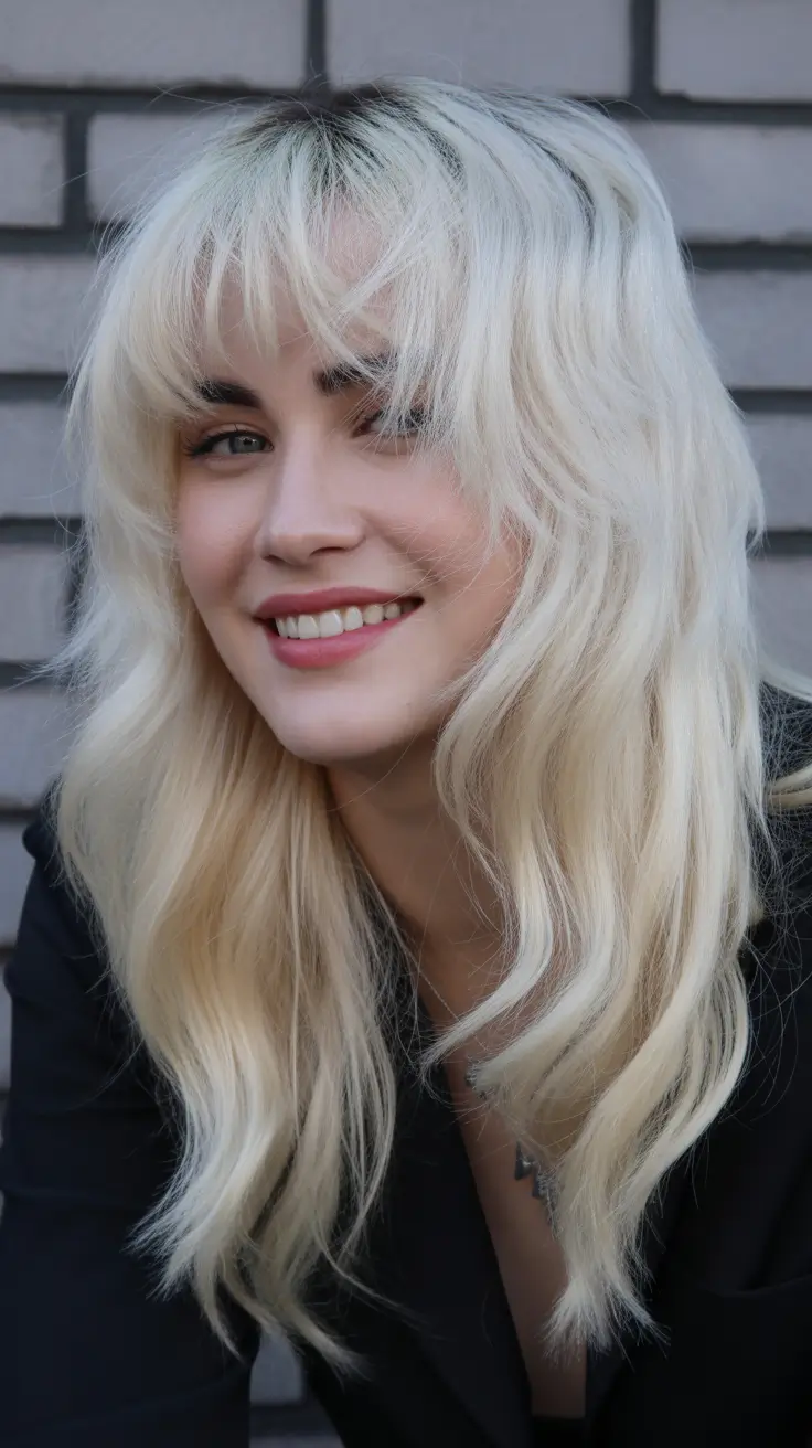 Cute and easy hairstyles 2026 Feathered Shag Curtain Bangs