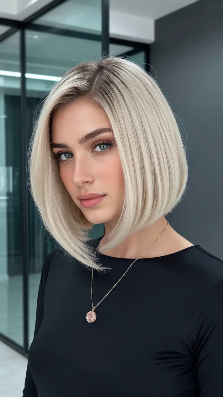 Long bob haircuts ideas 2026 Butter Blonde Volume Bob