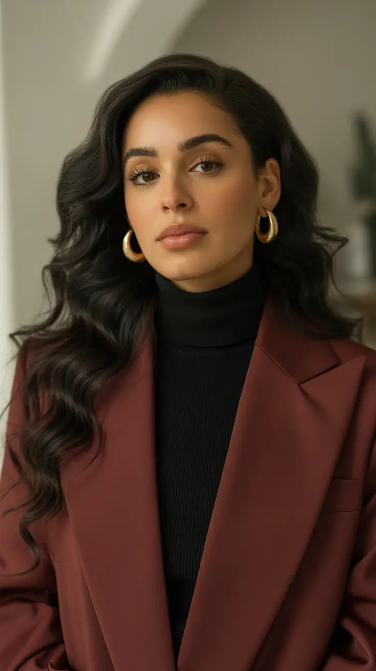 Medium hairstyles for women 2026 Soft Hollywood Waves