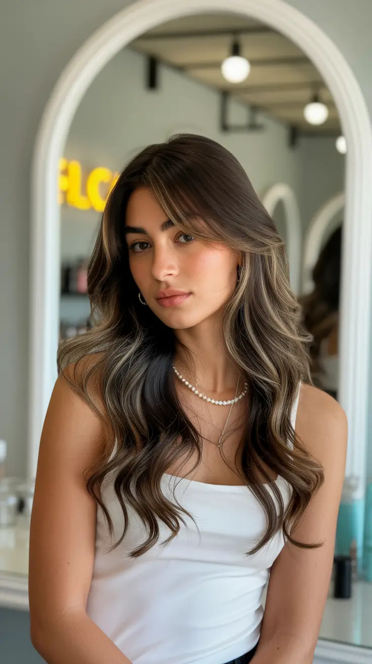 Medium hairstyles for women 2026 Contoured Face Frame Waves