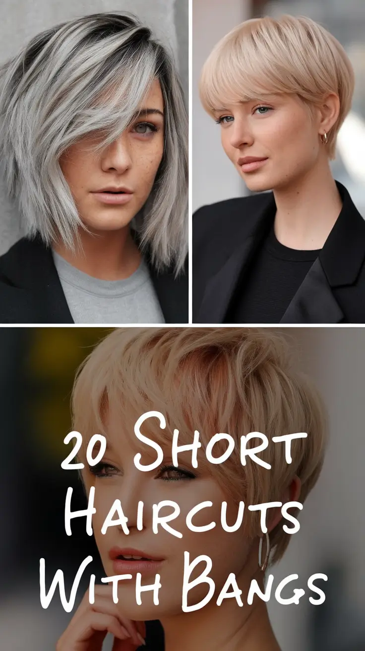 Short Haircuts with Bangs 2026: Fresh Bob and Layered Styles You’ll Fall In Love With