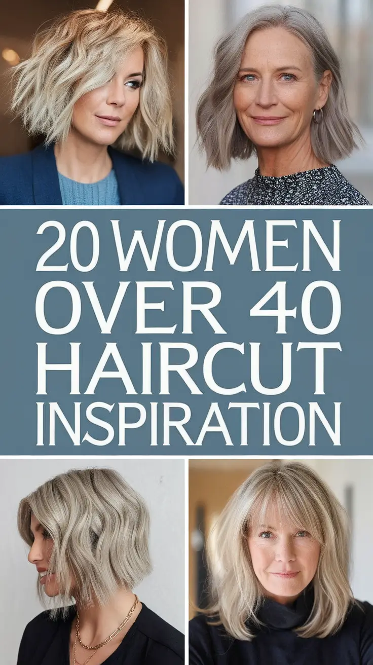 Women Over 40 Haircut Inspiration 2026: Modern, Layered & Low-Maintenance Looks for Every Style