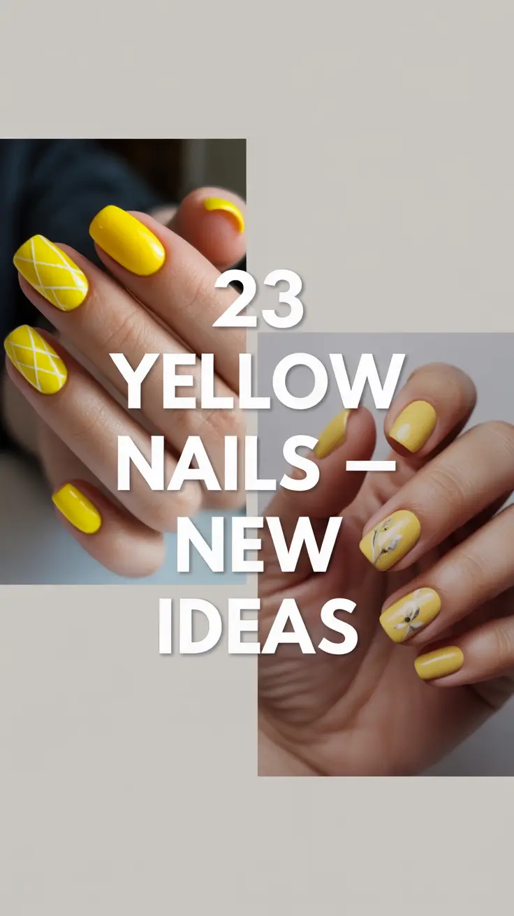 Yellow Nails – New Ideas 2026: The Freshest Pastel & Lemon Designs of the Year