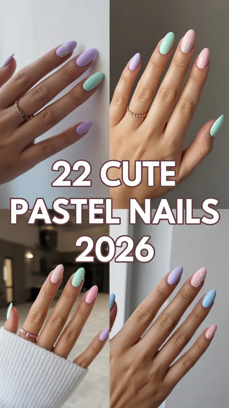 Cute Pastel Nails 2026: Trendy Pastel Designs, Soft Colors & Fresh Inspo for Spring and Summer