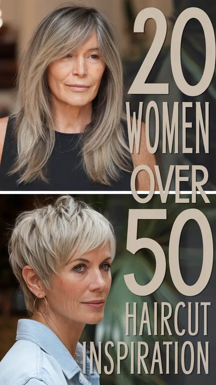 Women Over 50 Haircut Inspiration 2026: Chic Short, Layered & Long Styles You’ll Love