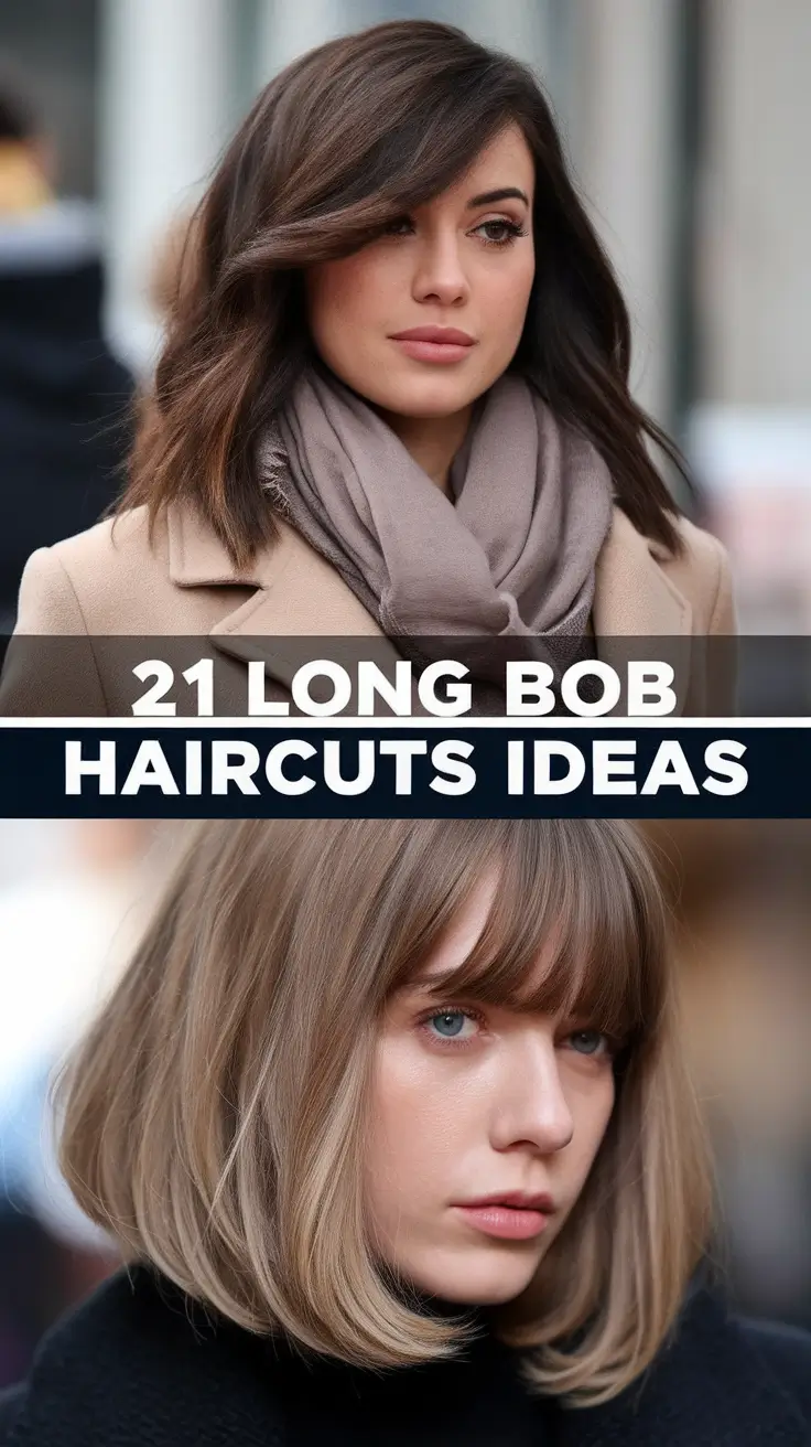 Long Bob Haircuts Ideas 2026: Trendy Wavy & Straight Styles for Every Face Shape
