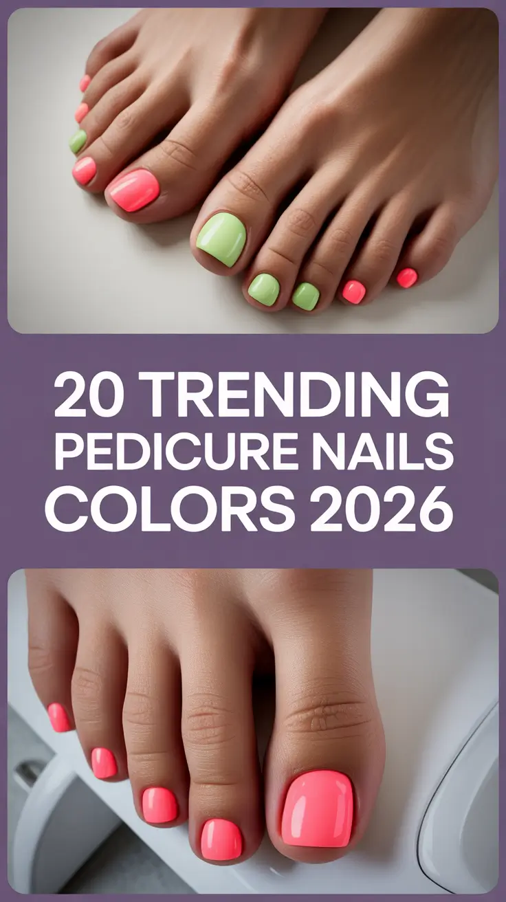 Trending Pedicure Nails Colors 2026: Best Stylish Shades for Every Season