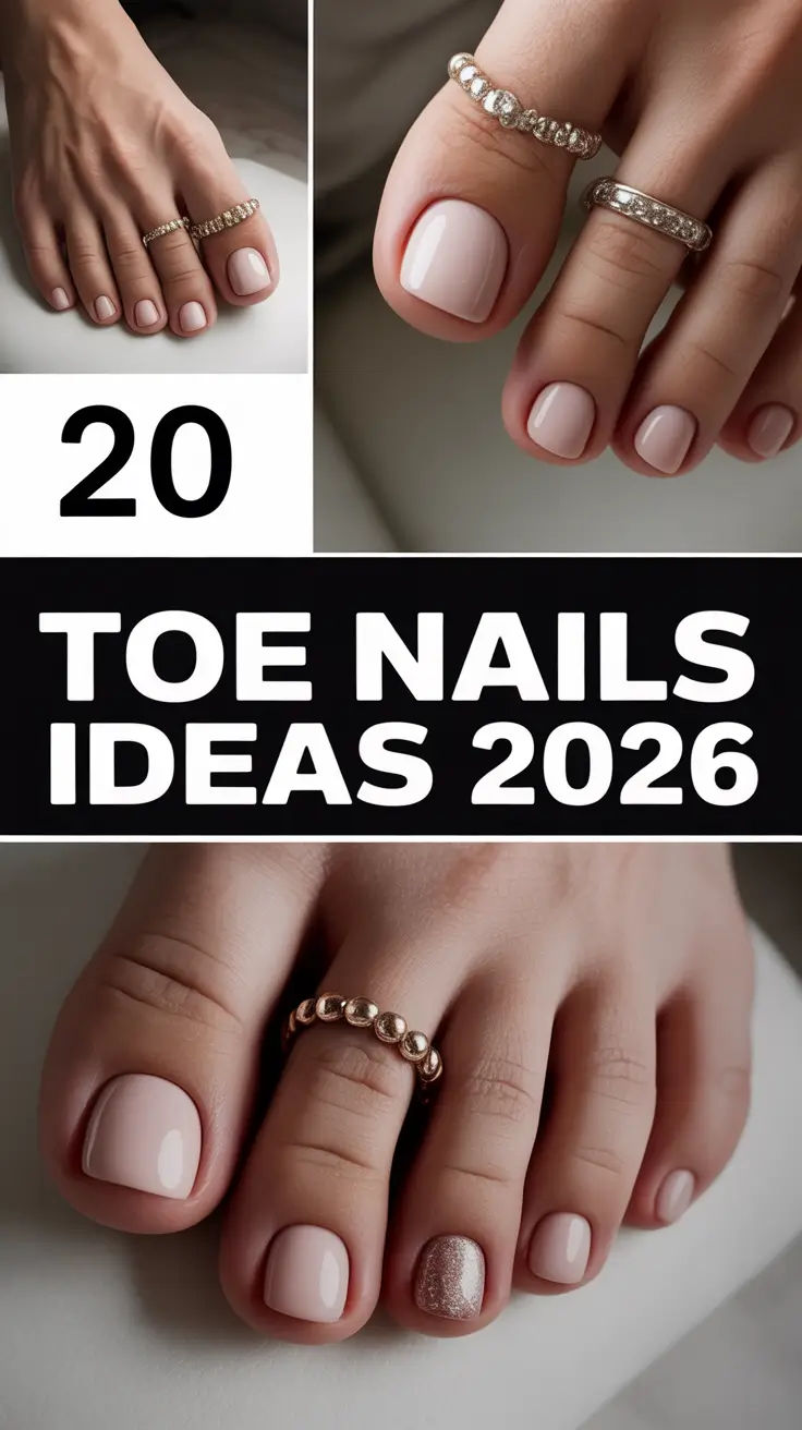 Toe Nails Ideas 2026: Trendy Designs & Colors for the Prettiest Summer Pedicure