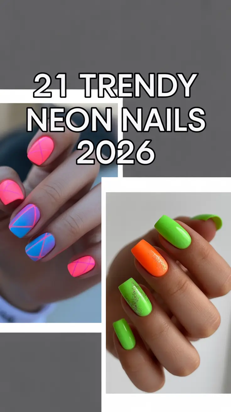 Trendy Neon Nails 2026: Bright Ideas for Bold Summer Nail Designs