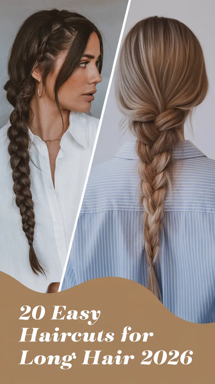 Easy Haircuts for Long Hair 2026: Trendy Layered Looks With Effortless Volume