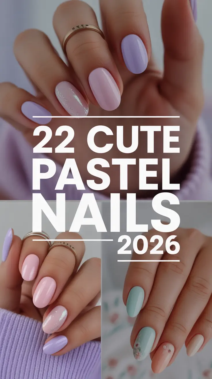 Cute Pastel Nails 2026: Trendy Pastel Designs, Soft Colors & Fresh Inspo for Spring and Summer