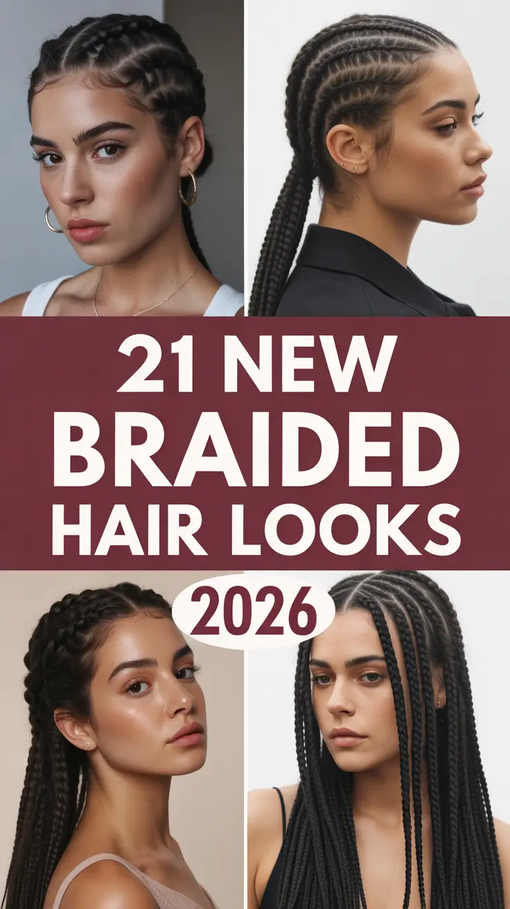 New braided hair looks 2026: Latest Box, Boho & Goddess Braid Ideas for the New Season