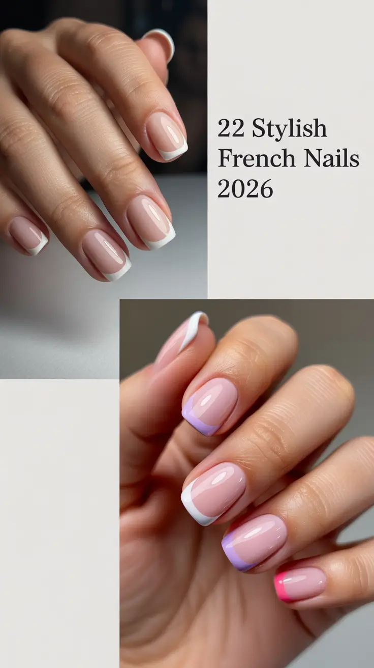 Stylish French Nails 2026 – Trendy Designs for Every Season