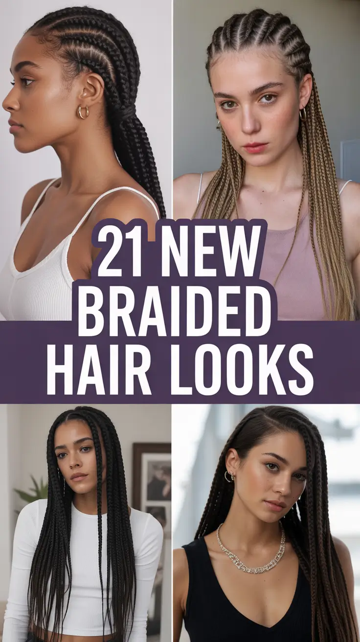 New braided hair looks 2026: Latest Box, Boho & Goddess Braid Ideas for the New Season