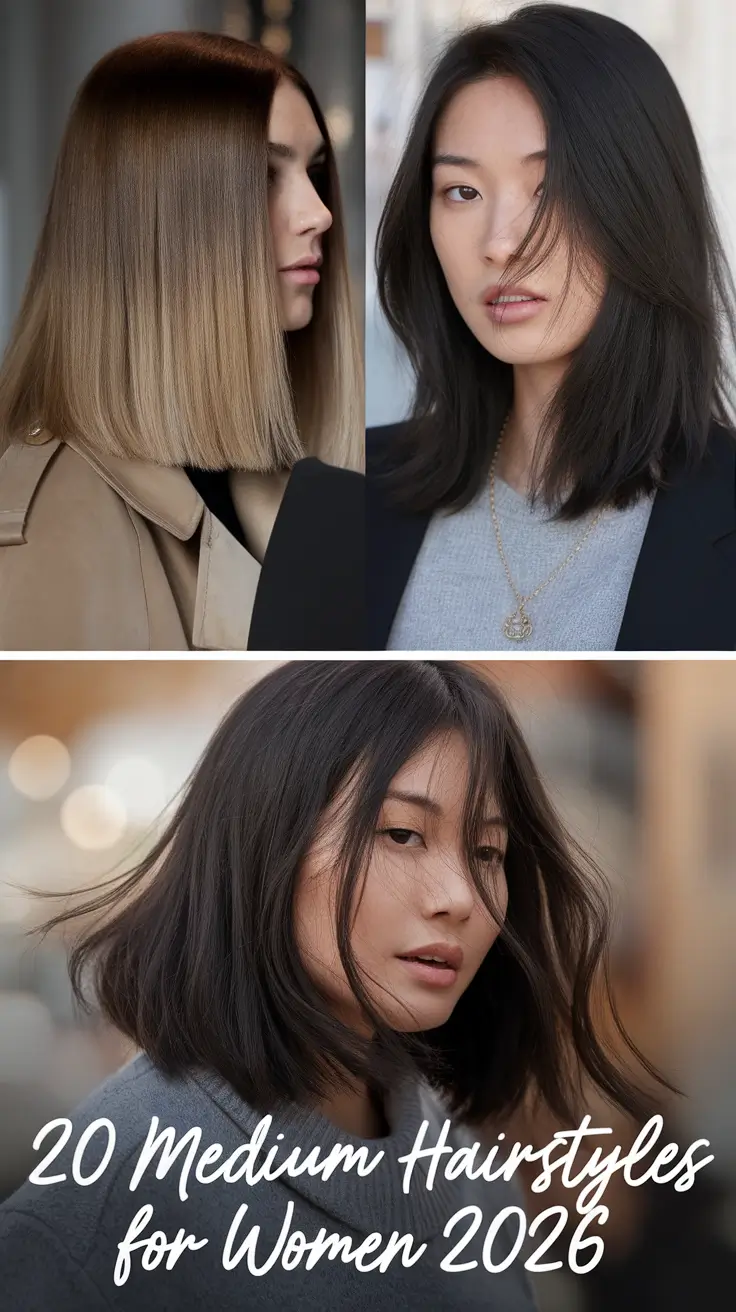 Medium Hairstyles for Women 2026: Fresh Cuts, Layers & Easy Styling Ideas