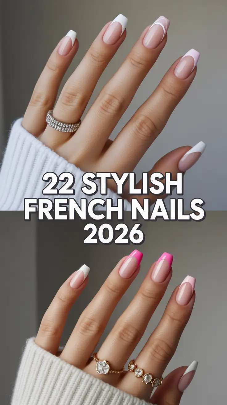 Stylish French Nails 2026 – Trendy Designs for Every Season