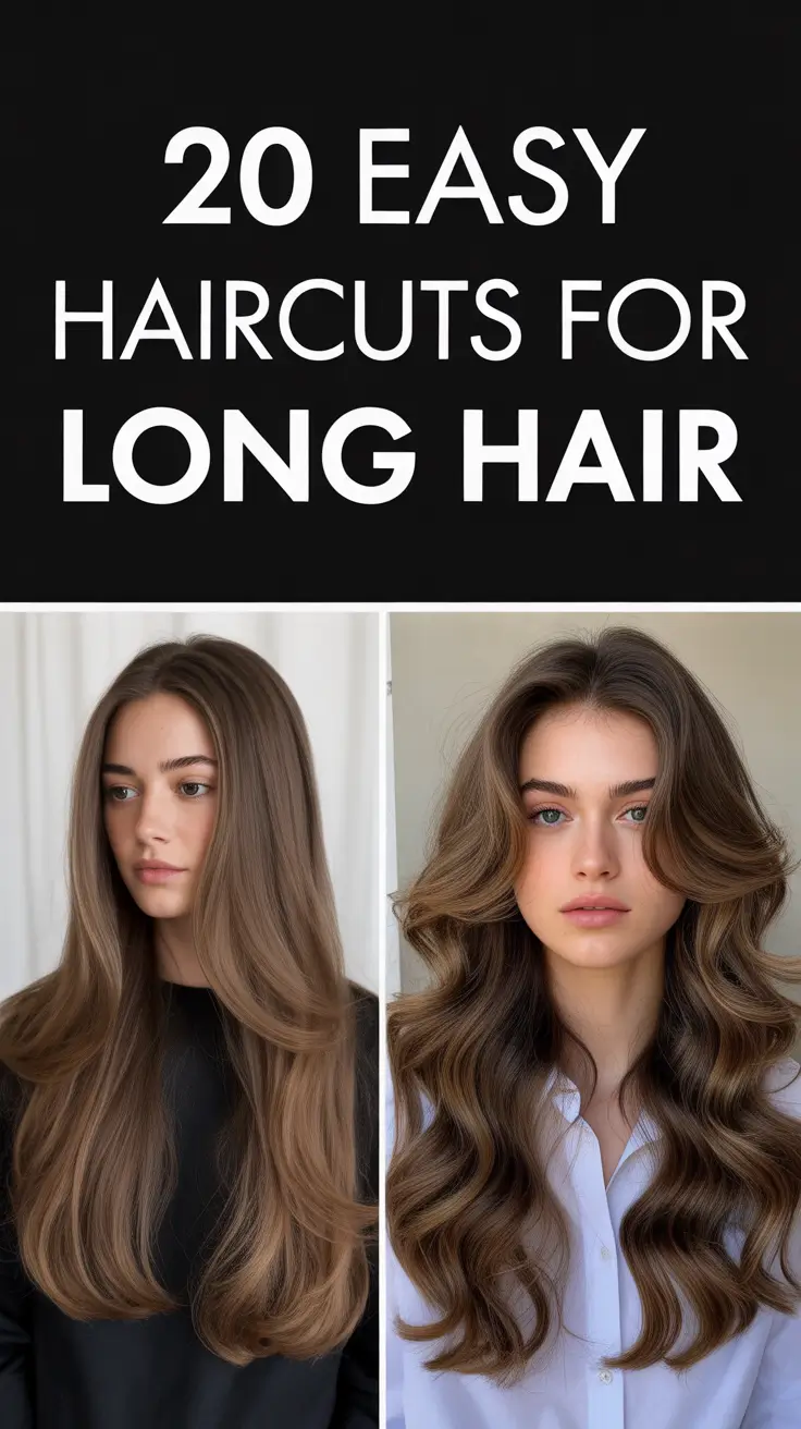 Easy Haircuts for Long Hair 2026: Trendy Layered Looks With Effortless Volume