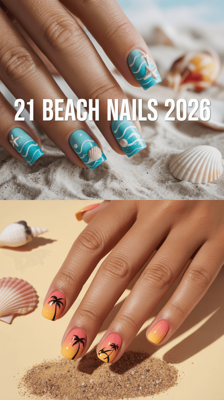Beach Nails 2026: Colorful & Trendy Designs for Your Next Vacation