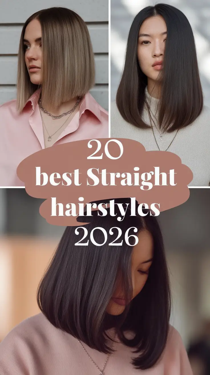 Best Straight Hairstyles 2026: Sleek, Easy & Elegant Hair Inspo for Every Length
