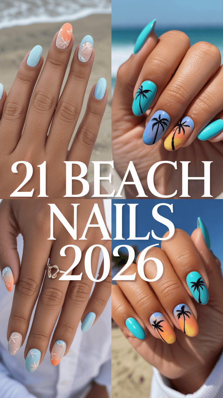 Beach Nails 2026: Colorful & Trendy Designs for Your Next Vacation