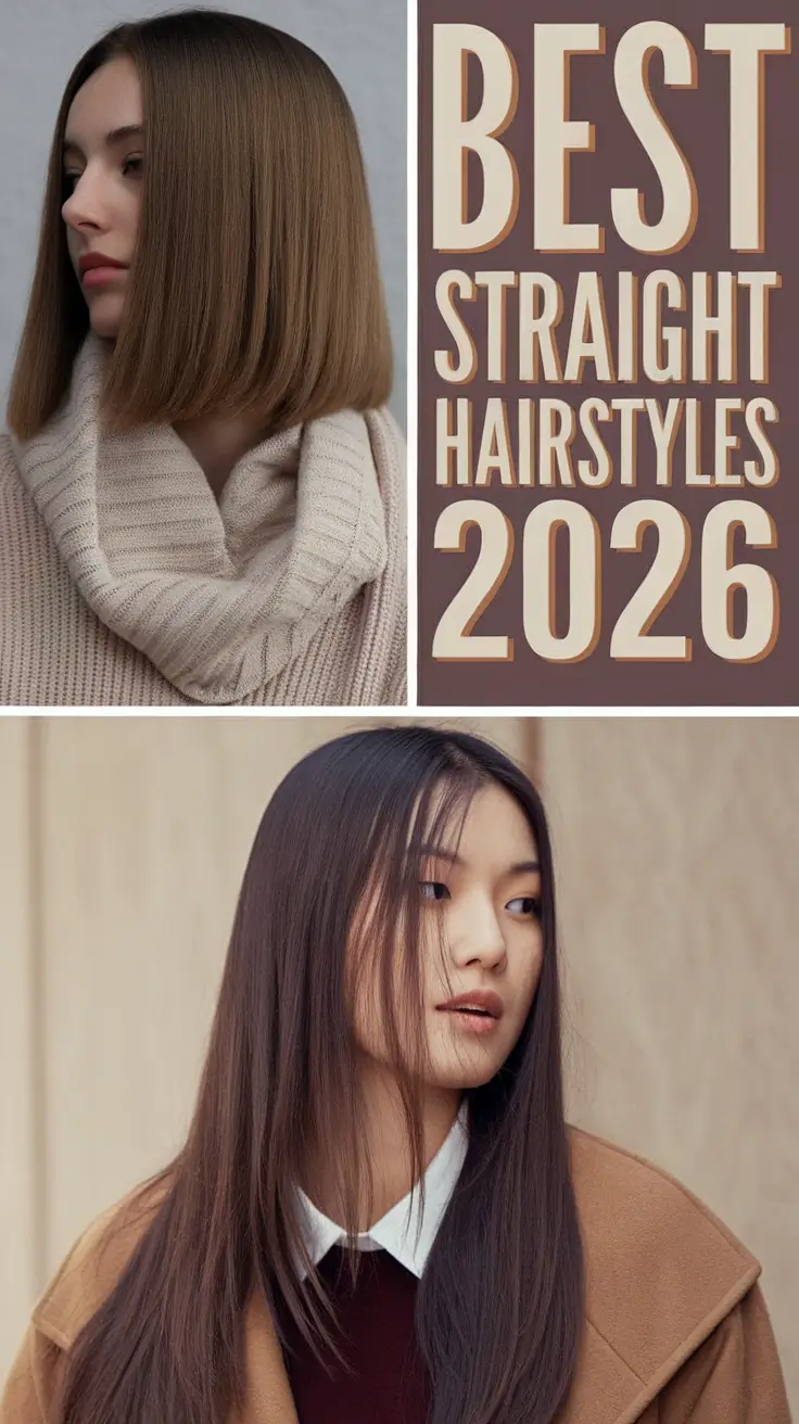Best Straight Hairstyles 2026: Sleek, Easy & Elegant Hair Inspo for Every Length