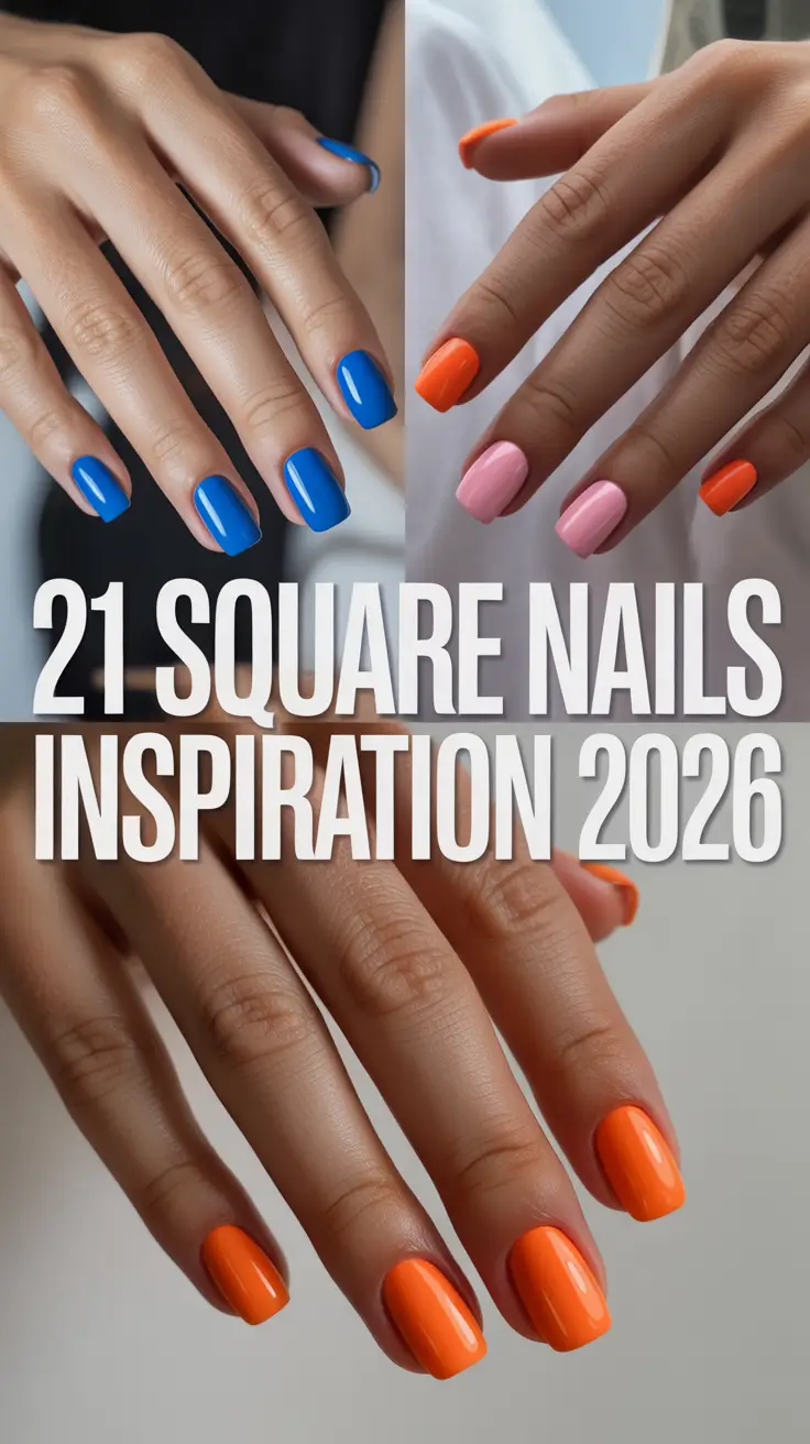 Square Nails Inspiration 2026: Fresh Ideas, Trendy Designs & Modern Shapes for Every Season