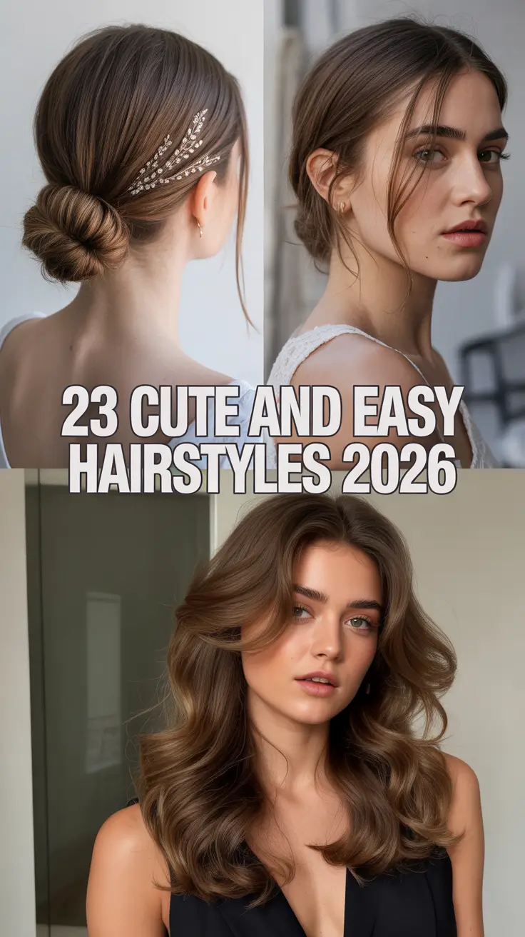 Cute and Easy Hairstyles 2026: Fresh, Simple Looks for Every Hair Type
