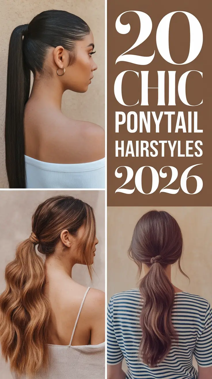 Chic Ponytail Hairstyles 2026: Stylish & Easy Looks for Every Occasion