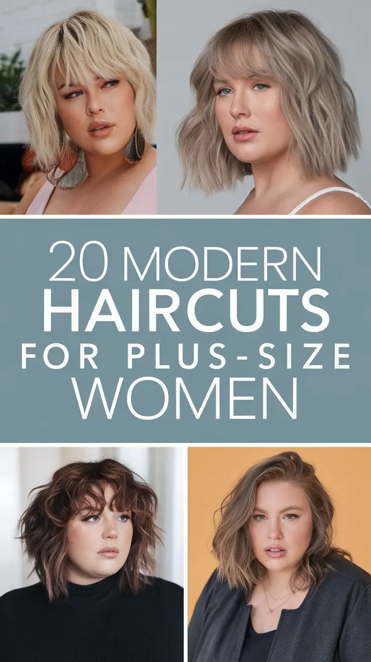 Modern Haircuts for Plus-Size Women 2026: Flattering Short to Medium Styles for Every Face Shape