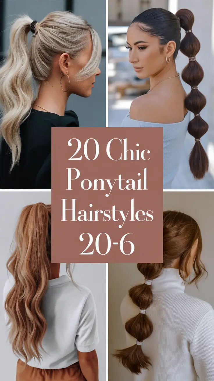 Chic Ponytail Hairstyles 2026: Stylish & Easy Looks for Every Occasion