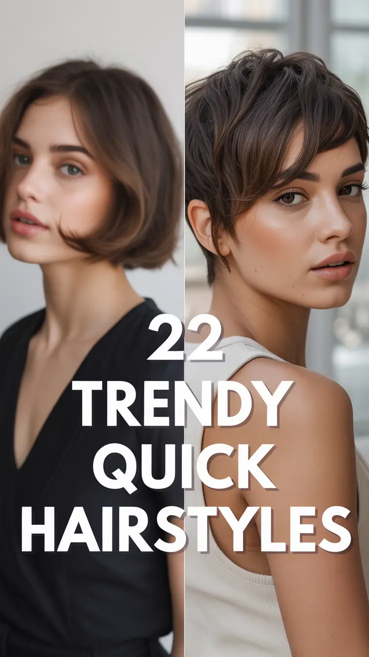 Trendy Quick Hairstyles 2026: Easy & Cute Ideas for Every Hair Type