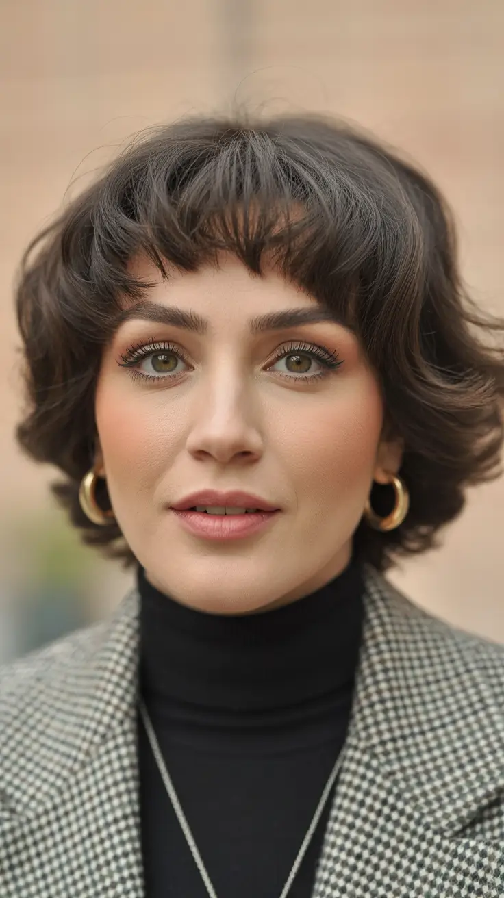 Short haircut inspiration 2026 Soft French Shag Revival