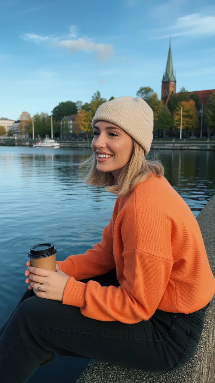 2026 amazing cold spring outfit Bright Warmth for Waterfront Evenings