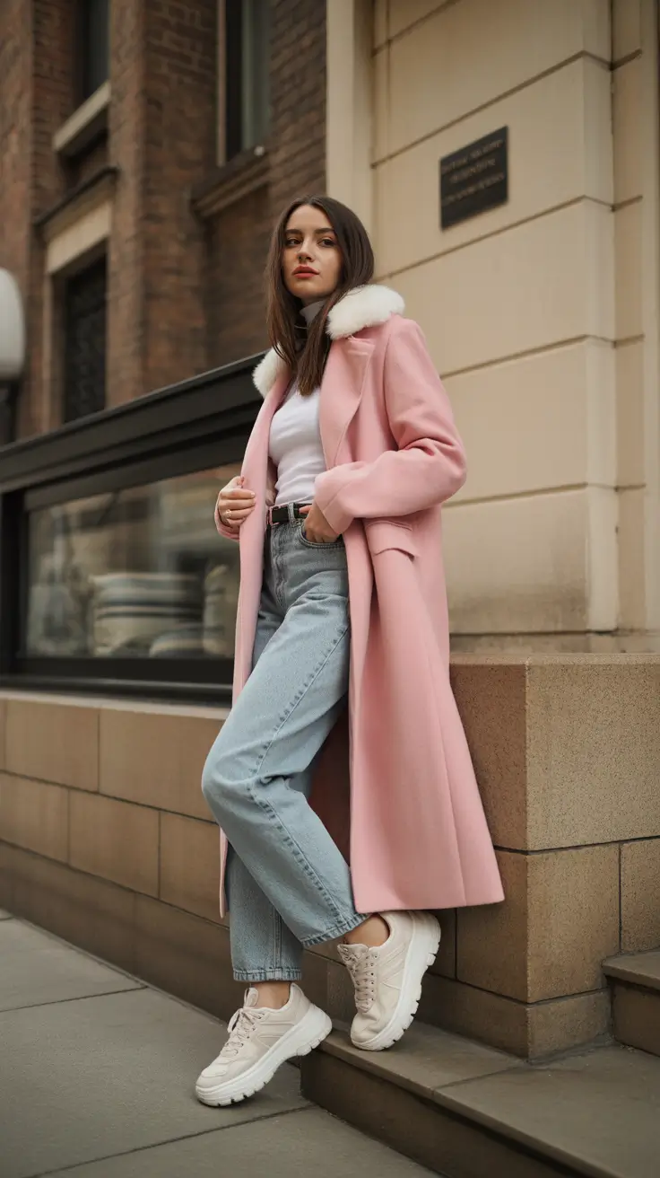 2026 amazing cold spring outfit Soft Pinks and Downtown Calm