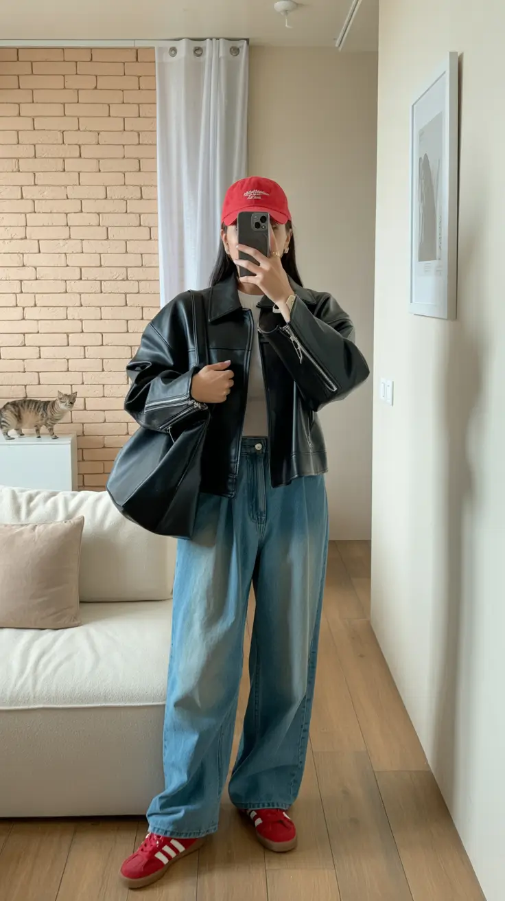 2026 amazing cold spring outfit Sporty Layers With Urban Attitude