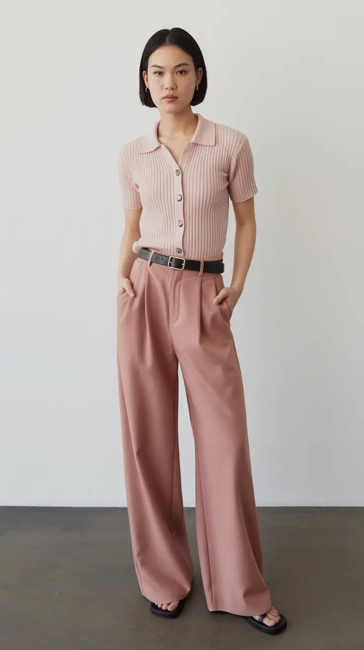 business spring workwear 2026 Rosy Monochrome Ease