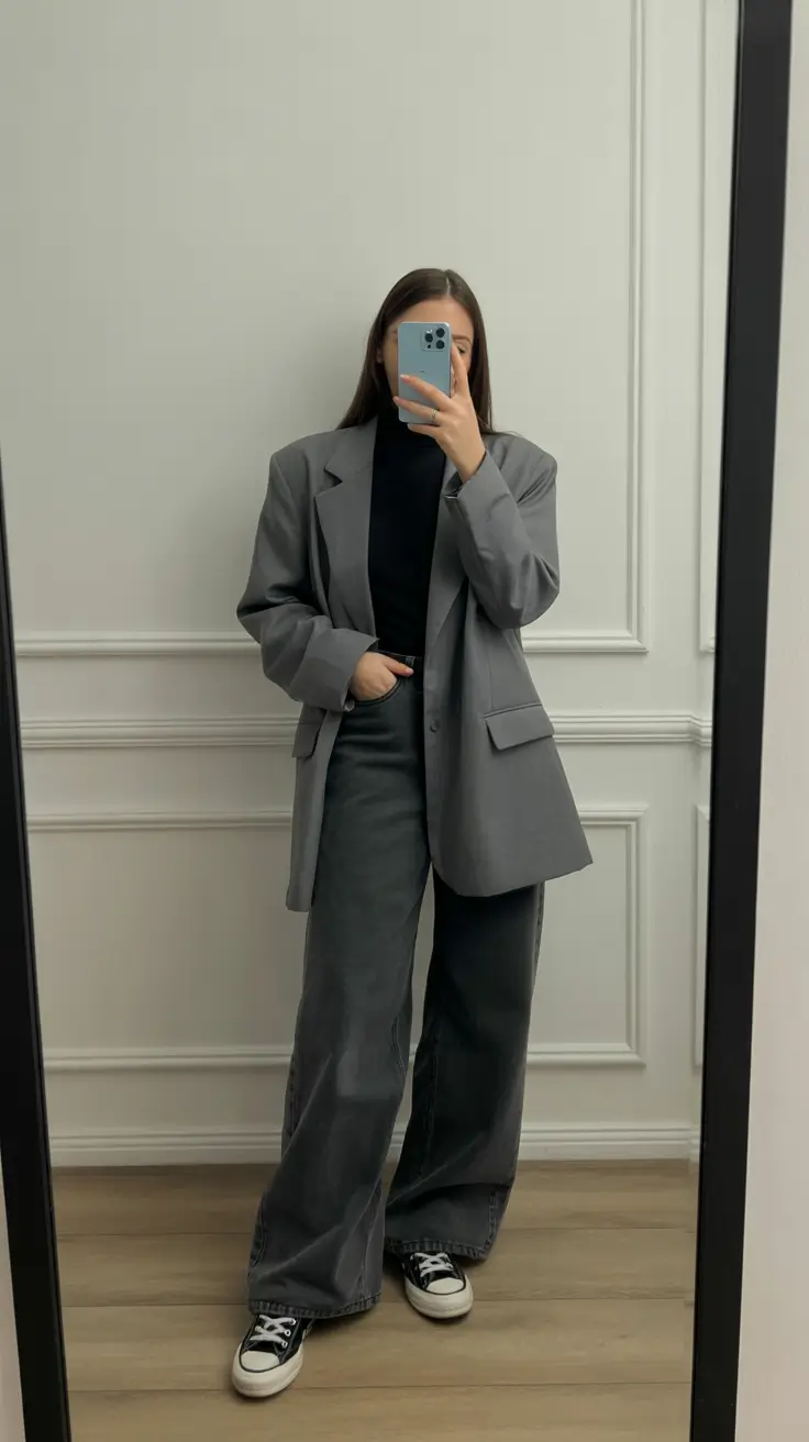 business spring workwear 2026 Oversized Grey Tailoring
