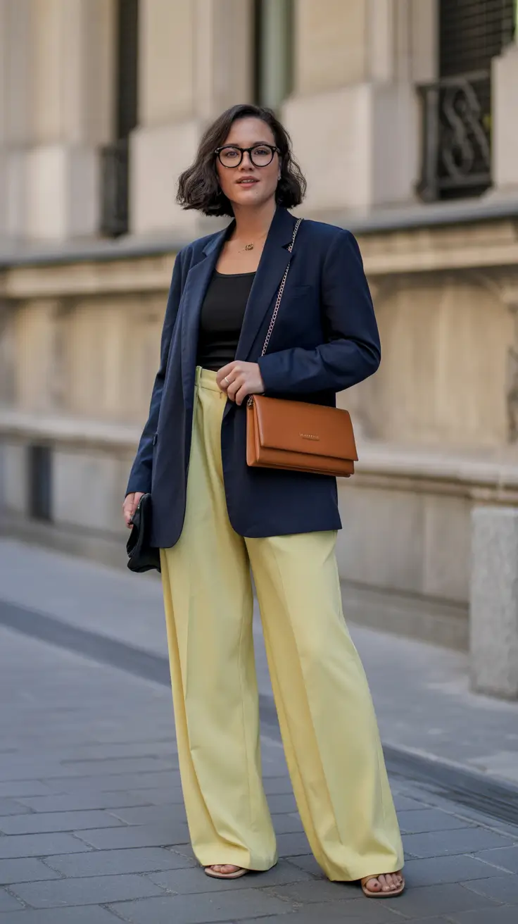 business spring workwear 2026 Navy and Butter