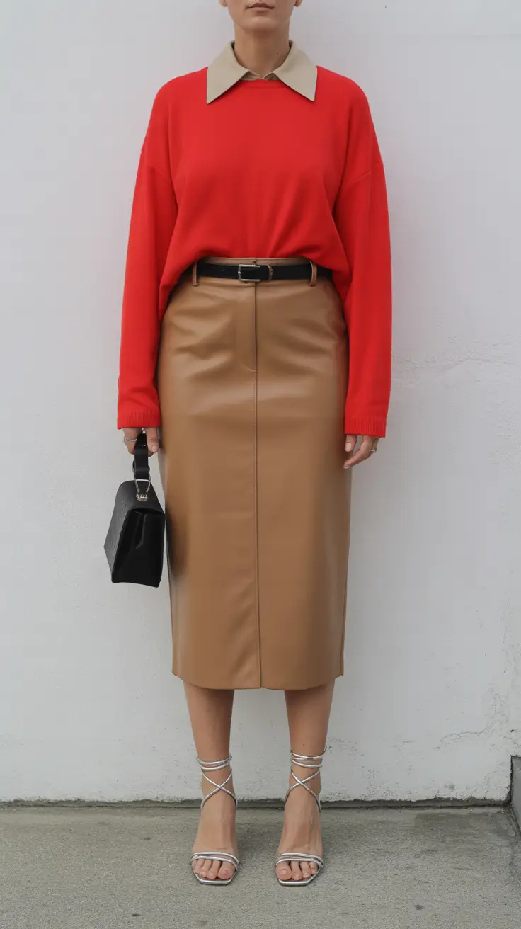 casual spring outfits for women over 40 2026 Color Statement Meets Refined Minimalism