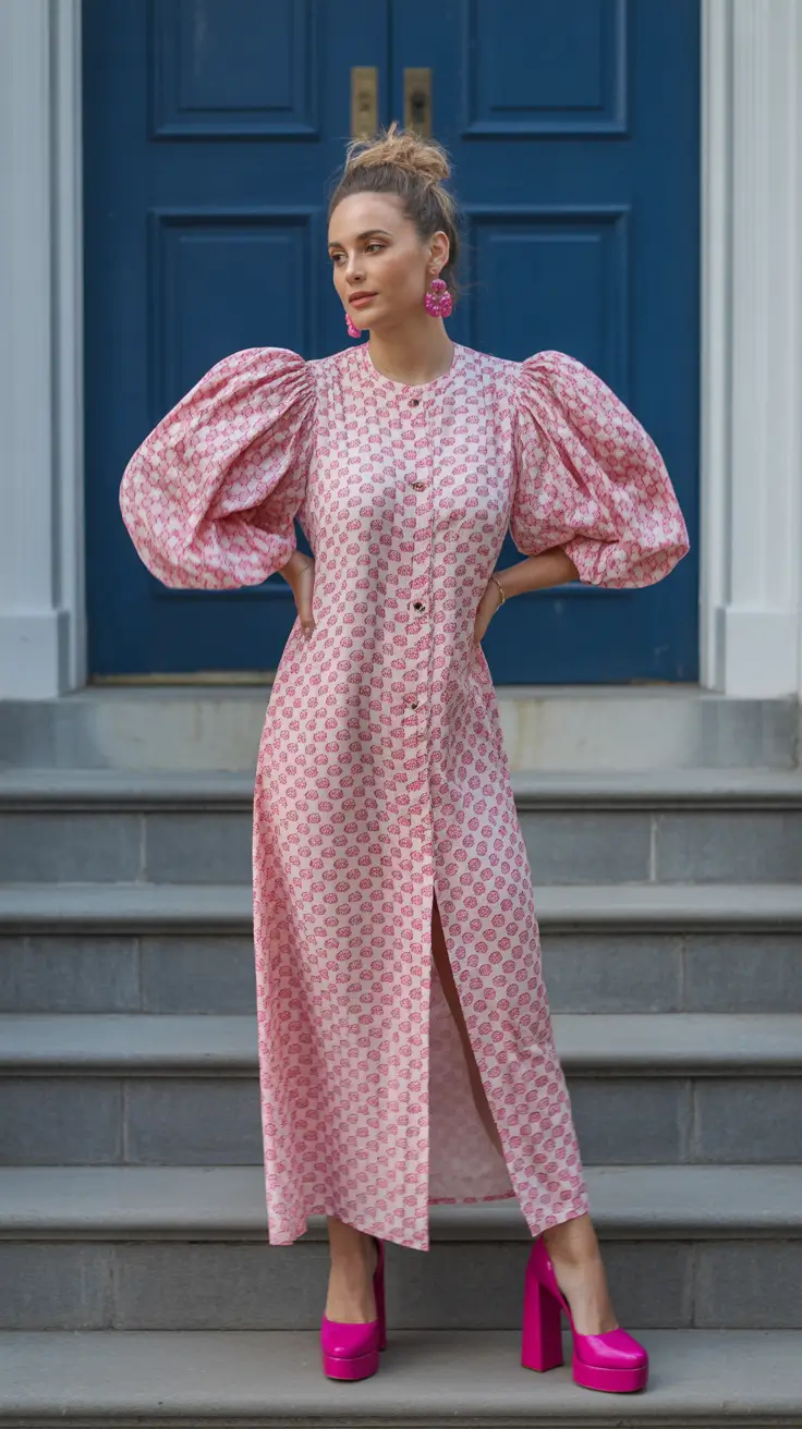 fashionable spring outfits for women over 30 2026 Romantic Volume With a Modern Spring Glow