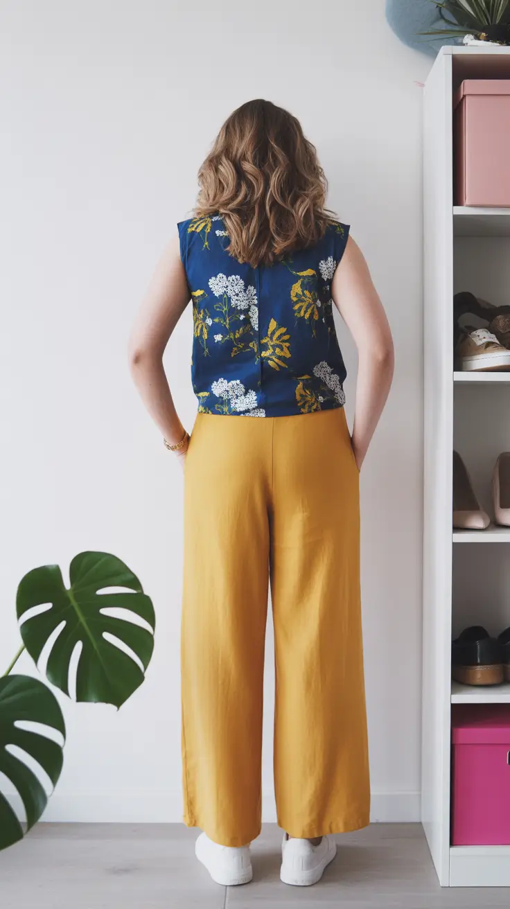 fashionable spring outfits for women over 30 2026 Bold Color Simplicity With an Artistic Touch