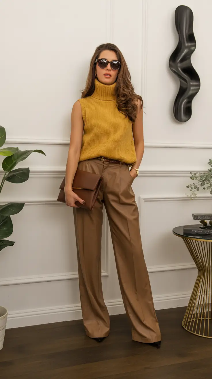 modern spring fashion outfits 2026 Warm Minimalism in Rich Earth Tones