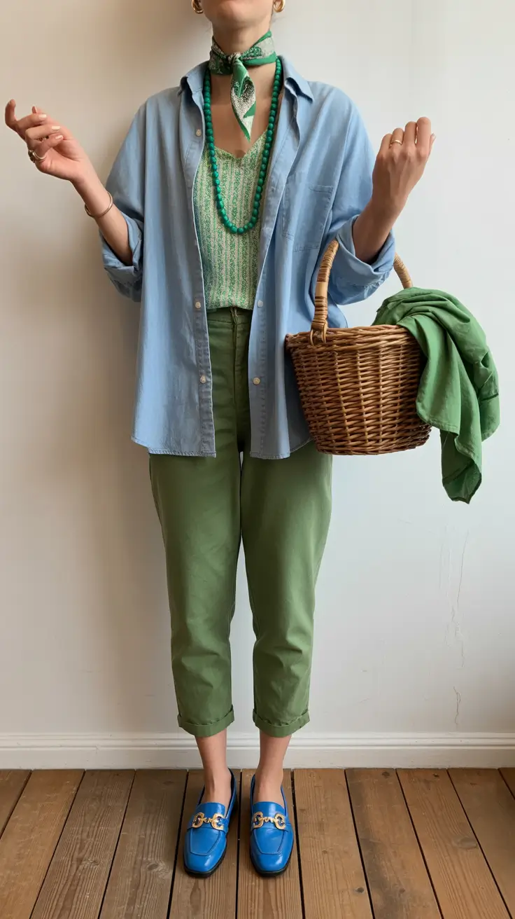 modern spring wardrobe silhouettes 2026 Playful Garden-Inspired Layering With Soft Spring Colors