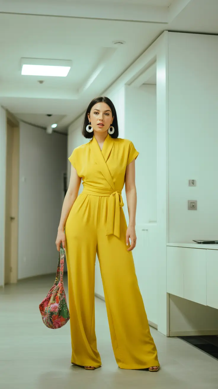 modern spring wardrobe silhouettes 2026 Bold Golden Simplicity With Sculpted Spring Ease