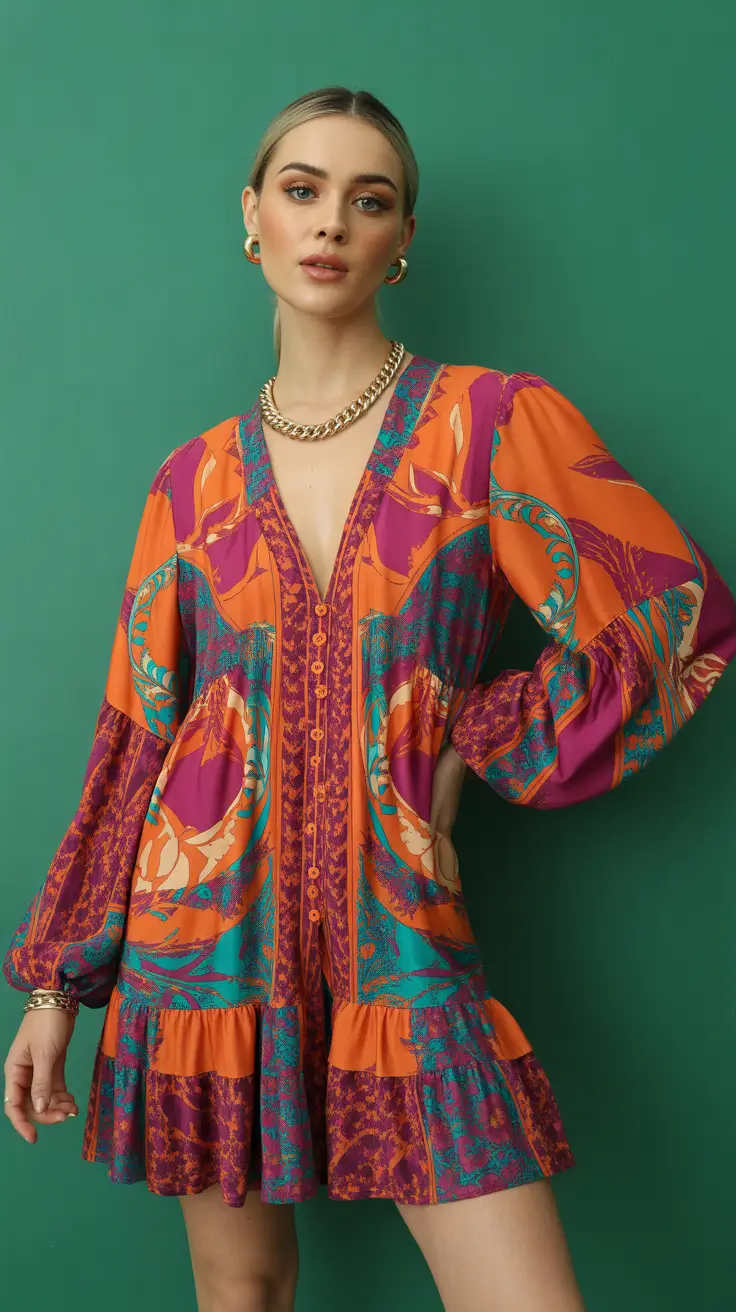 modern spring wardrobe silhouettes 2026 Vibrant Bohemian Rhythm With Spring Lightness