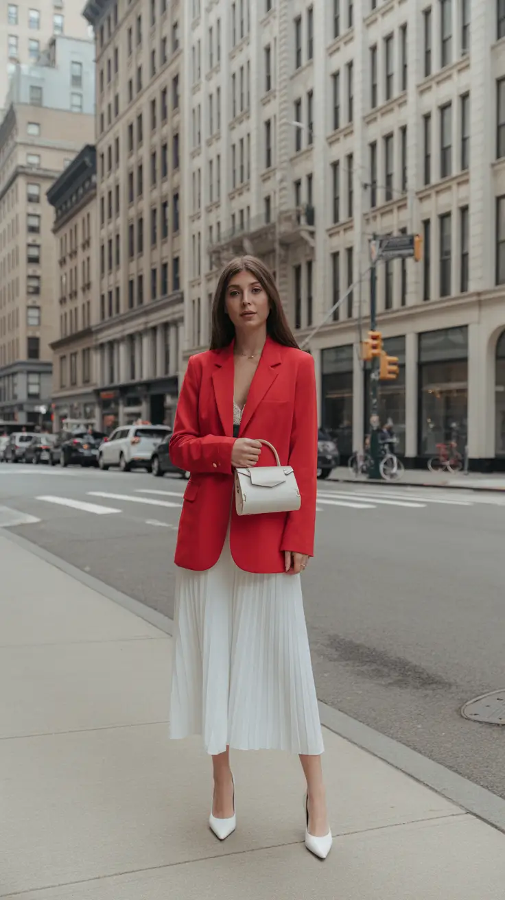 modern spring wardrobe silhouettes 2026 Bold Tailoring Meets Graceful Spring Movement