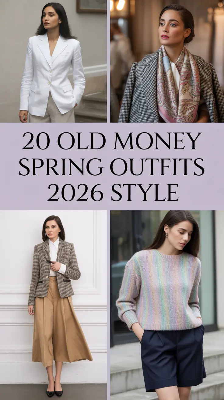 Old Money Spring Outfits 2026 Style: Timeless Elegance for Women